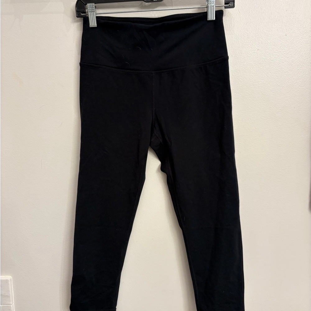Zella by Nordstrom  woman medium high rise black leggings